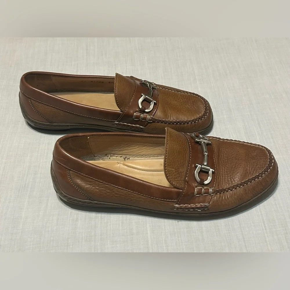 Peter Huber Men’s Elegant Brown Loafers - Picture 3 of 9